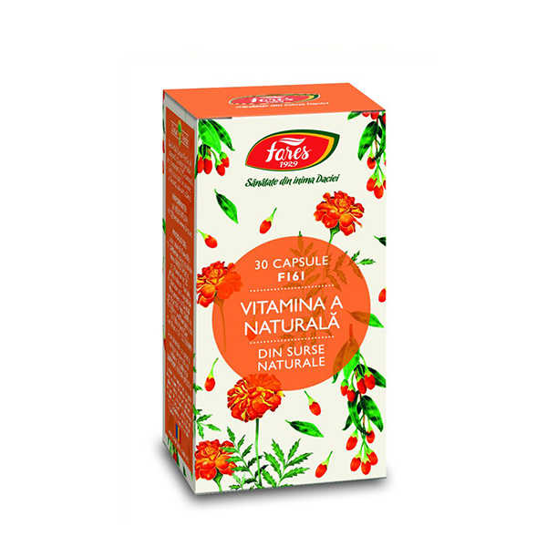 Vitamina A naturala Fares - 30 capsule